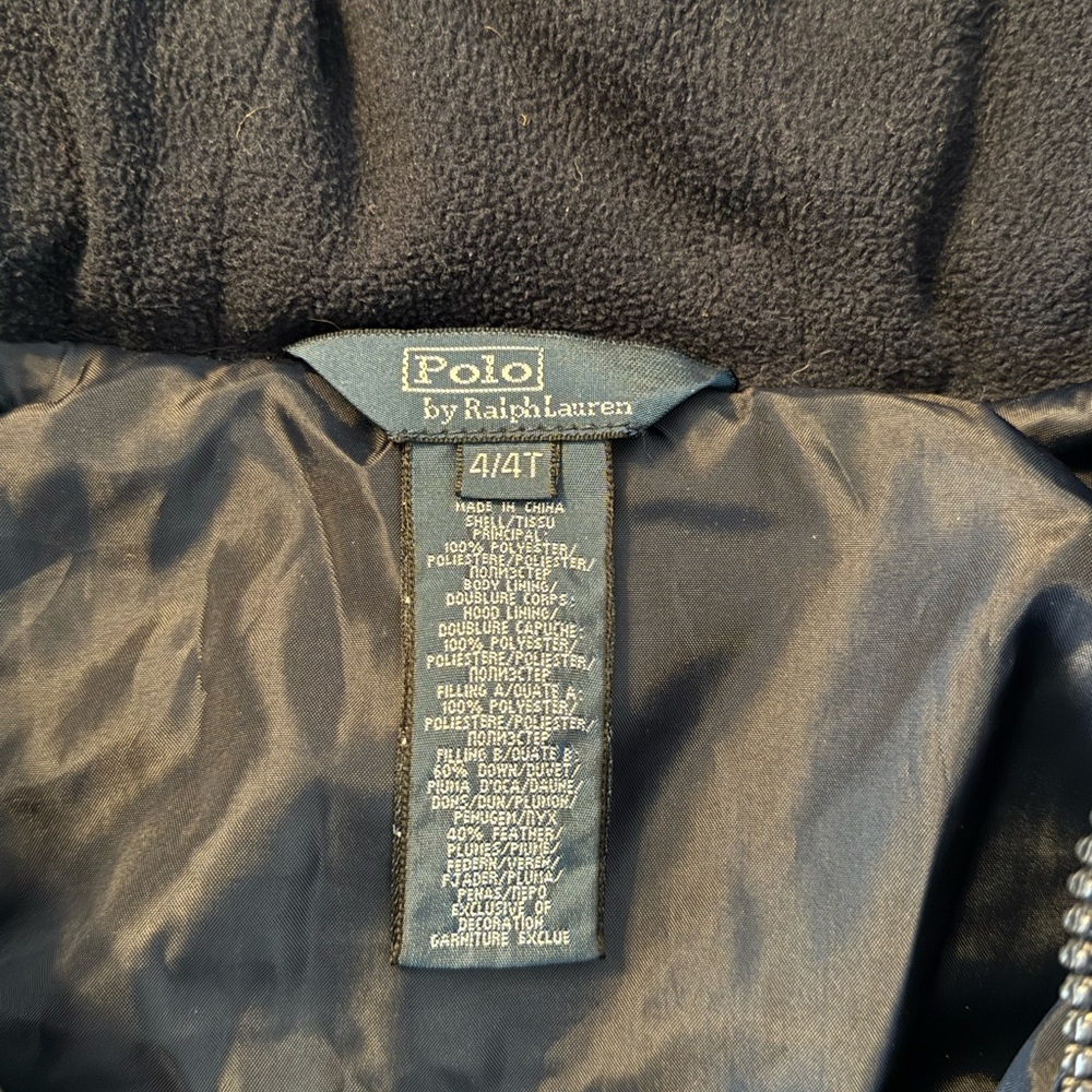 Polo Ralph Lauren Puffer Jacket.  Size 4/4T. - Picture 3 of 11